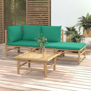 Salon de jardin 3028491-1 (lot de 4) Marron - Vert