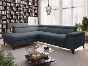 Ecksofa Aldeia Blau - Ecke davorstehend links