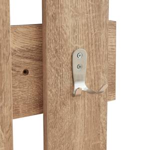 Wandgarderobe Raseborg Braun - Holzwerkstoff - 60 x 80 x 3 cm