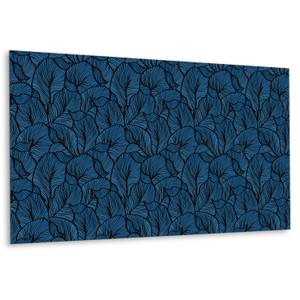 Selbstklebendes Wandpaneel Retro Blau - Kunststoff - 100 x 50 x 50 cm