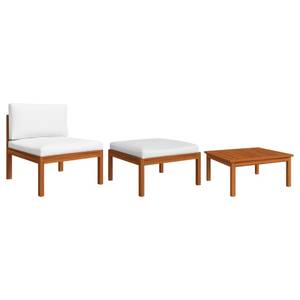 Garten-Lounge-Set (3-teilig) 312425 Braun - Massivholz - Holzart/Dekor - 63 x 30 x 63 cm