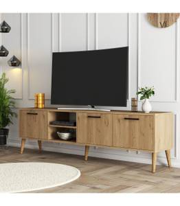 Meuble TV Exxen Beige - Imitation chêne