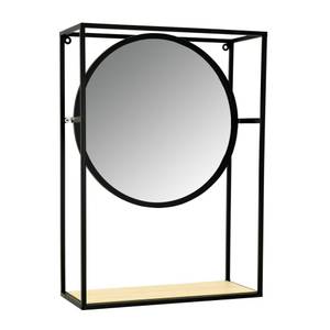 Sowohl Spiegel als auch Regal aus Metall Metall - 36 x 50 x 15 cm
