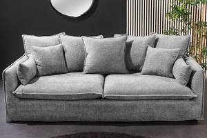 Sofa HEAVEN Grau - Textil - Holzart/Dekor - 200 x 88 x 105 cm