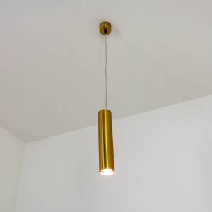 Lampe à suspension EYE Laiton - Gris métallisé - 5 x 25 x 5 cm