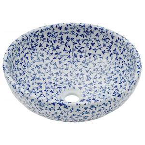 Aufsatzwaschbecken DE500 Blau - 41 x 14 cm