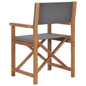 Regiestuhl (2er Set) 3143629 Grau - Massivholz - Holzart/Dekor - 57 x 85 x 54 cm