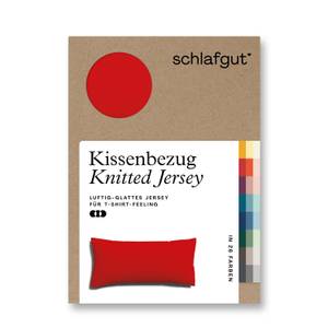 Kissenbezug Knitted Jersey Rot - 40 x 4 x 80 cm