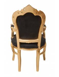 Fauteuil Doré - LOUIS XVI Noir - Doré - Multicolore