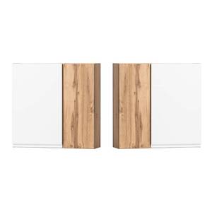 Badmöbel Set VASTO-WHITE (5-tlg.) Braun - Holzwerkstoff - 245 x 200 x 35 cm