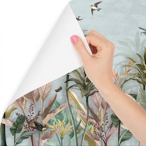 Papier Peint PLANTES Oiseaux Papillons 90 x 60 x 60 cm