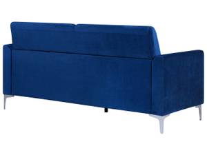 3-Sitzer Sofa FENES Blau - Marineblau - Silber