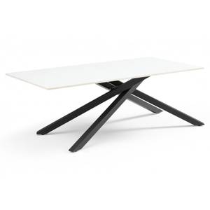 Table basse 120x60cm céramique OREGON 05 Blanc - Céramique - 120 x 45 x 60 cm