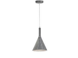 Pendelleuchte Esszimmerlampe Beton Grau Grau - Metall - 19 x 140 x 19 cm