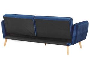 2-Sitzer Sofa BARDU Blau - Marineblau - Eiche Hell