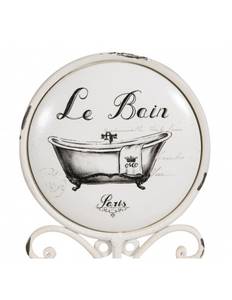 Porte-papier toilette Le Bain Blanc - Porcelaine - 11 x 21 x 18 cm