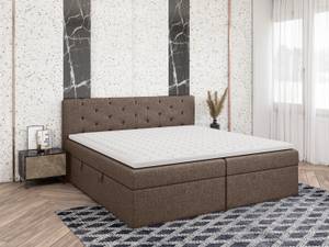 Boxspringbett Pekin Braun - Breite: 142 cm