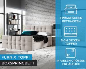 Boxspringbett TOPPI Beige