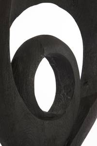 Ornement RANDA Noir - Bois manufacturé - 14 x 60 x 40 cm