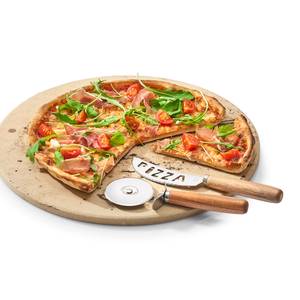 Pizza-Schneide-Set, 2-tlg Silber - Metall - 1 x 1 x 1 cm