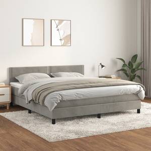 Boxspringbett 3017290-8 Hellgrau - Breite: 160 cm