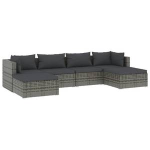 Salon de jardin (lot de 6) 3013633-1 Anthracite - Gris