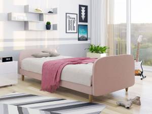 Boxspringbett Hot III Hellrosa - Breite: 120 cm