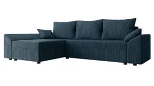 Ecksofa Dante L Cord Blau