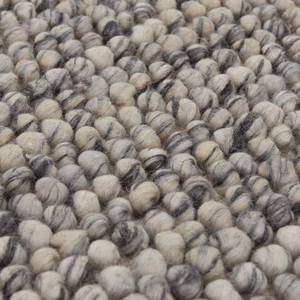 Wollteppich Ravi Grau - Textil - 90 x 15 x 15 cm