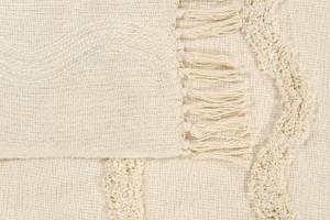 Kuscheldecke KHARI Beige - Creme