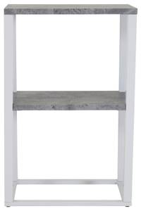 Table de chevet RISE NS30 Gris - Papier - Matière plastique - 30 x 68 x 30 cm