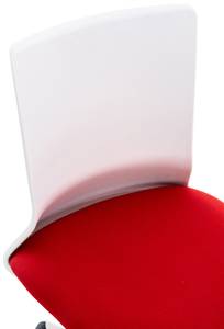 Chaise de bureau Apolda Rouge - Textile