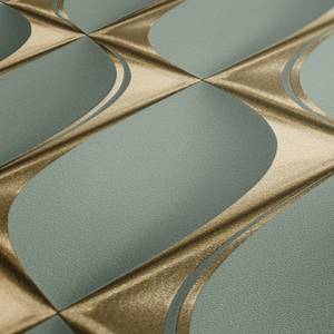 3D Tapete Elegant Grün Blau Gold kaufen | home24