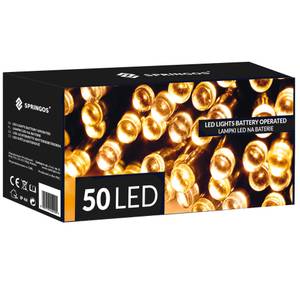 Lichterkette 5.5 m Gold - Kunststoff - 550 x 550 x 550 cm