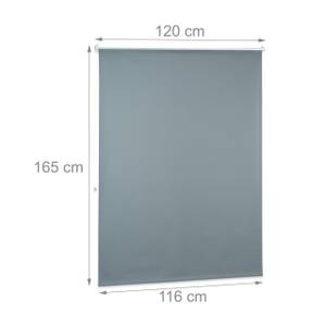 Lot de 2 stores enrouleurs gris 120 x 165 cm