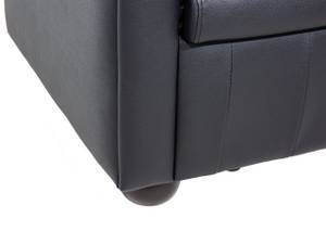 Sessel CHESTERFIELD Schwarz - Braun - 108 x 70 x 77 cm