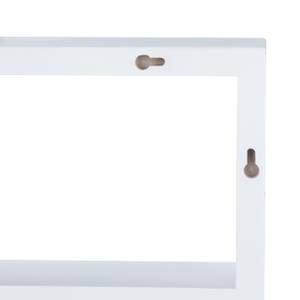 Wandregal schwebend mit 7 Fächern Weiß - Holzwerkstoff - 61 x 31 x 8 cm