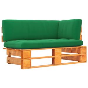 Paletten Ecksofa 3016504-5 Grün - Pinie Honig Dekor