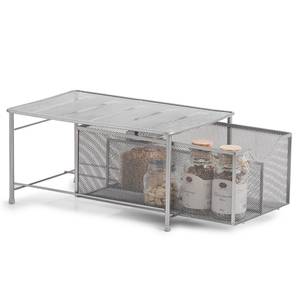 Universal-Organizer, Mesh, silber Silber - Metall - 41 x 20 x 26 cm