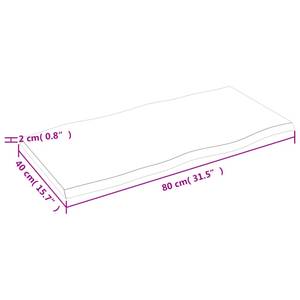 Tischplatte 3028686-7 40 x 2 x 80 cm