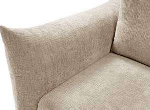 Samt Schlafsofa Gloria mit Bettkasten Beige