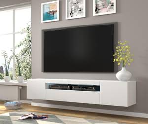 Meuble tv AURA RTV200 3D Blanc