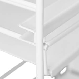 Küchenschrank Organizer Weiß Weiß - Metall - 25 x 40 x 40 cm