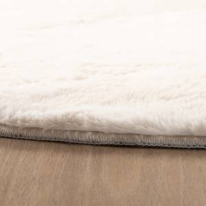 Flauschiger Teppich R Cozy Creme - 80 x 80 cm