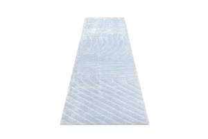 Tapis de passage Darya CDXLVIII Bleu - Textile - 81 x 1 x 292 cm