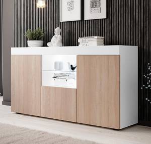 Sideboard Natolia Sonoma Trüffel Dekor - Weiß