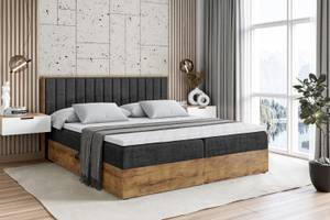 Boxspringbett LOLLI4 Schwarz - Breite: 120 cm - H4