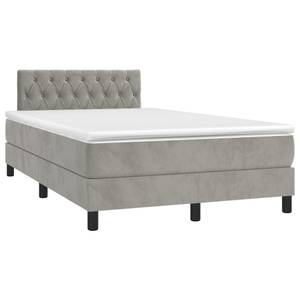 Boxspringbett 3017290-22 Hellgrau - Breite: 120 cm