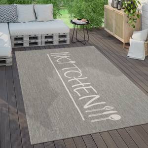 Outdoorteppich Kitchen 385 Grau - Textil - 80 x 250 cm