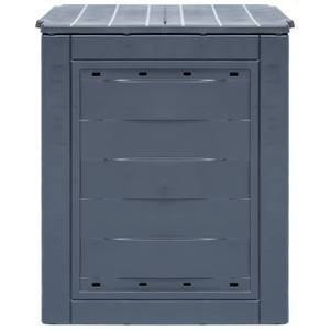 Composteur de jardin 45682 Gris - Matière plastique - 60 x 83 x 60 cm